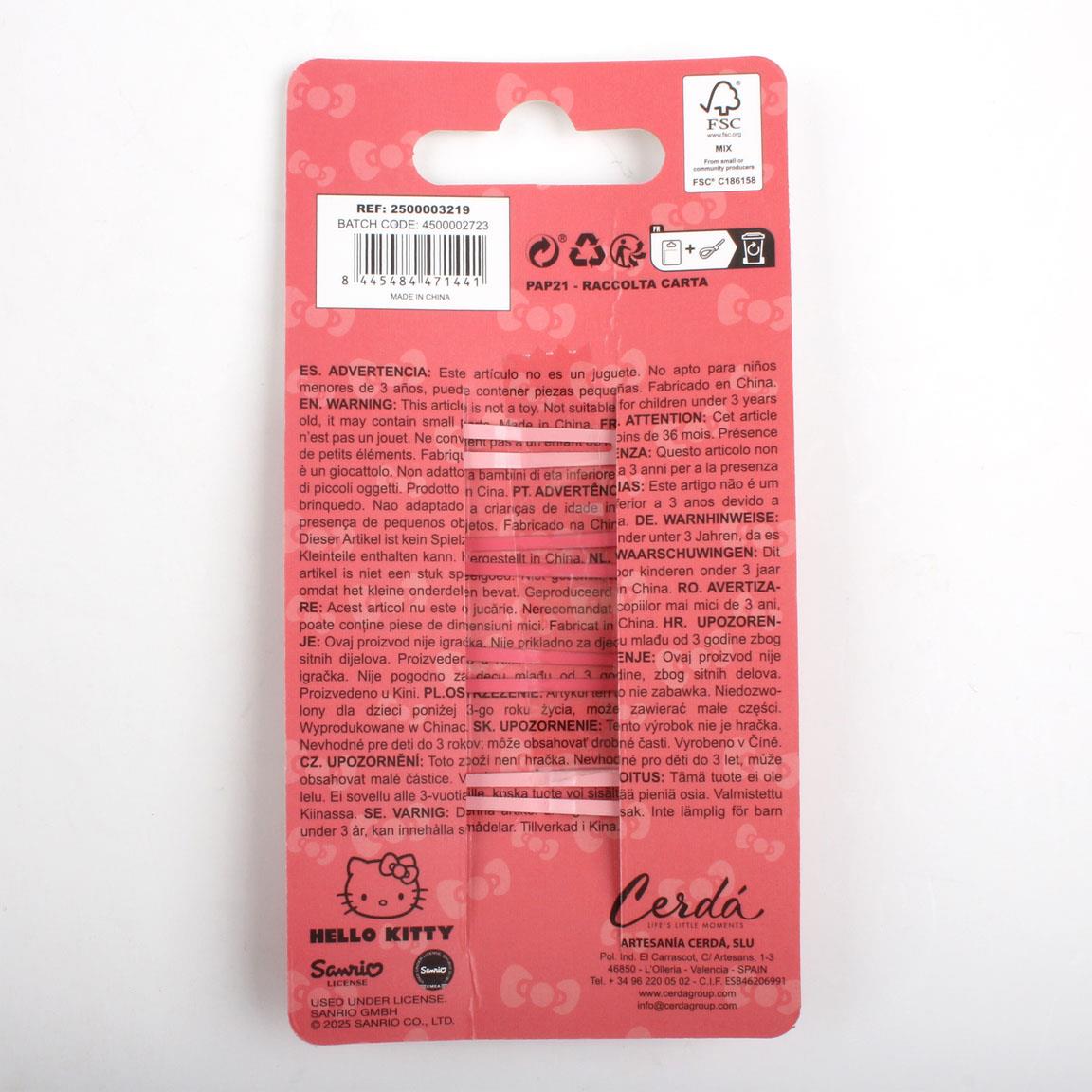 Accesorios pelo clips 4 piezas hello kitty