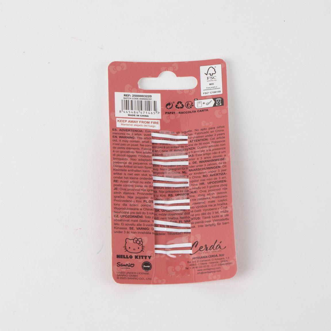 Accesorios pelo clips 6 piezas hello kitty