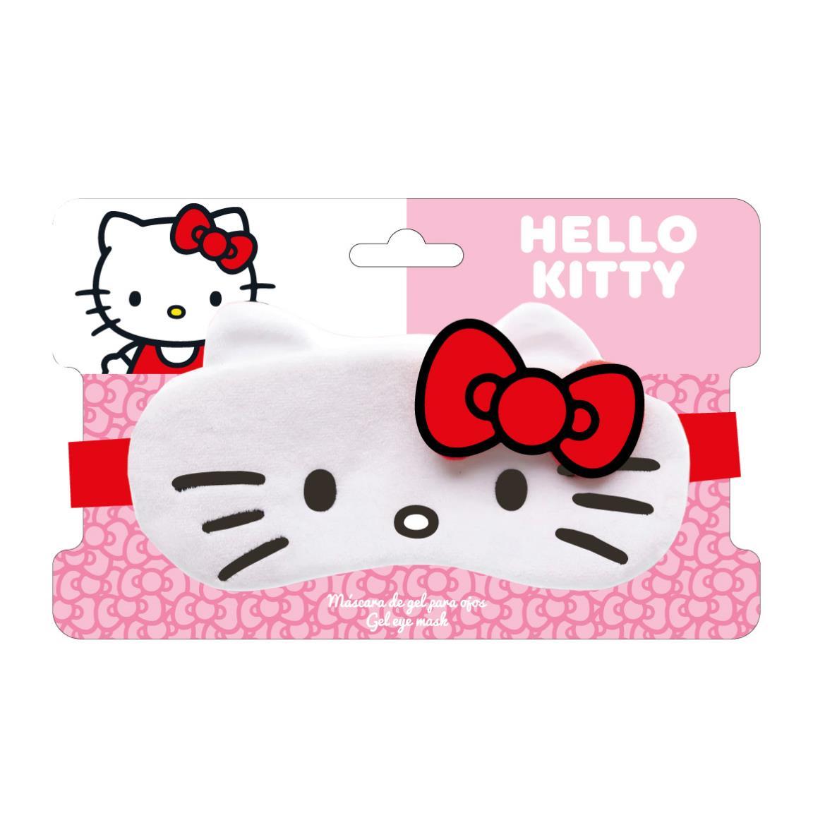 Máscara de gel para ojos hello kitty