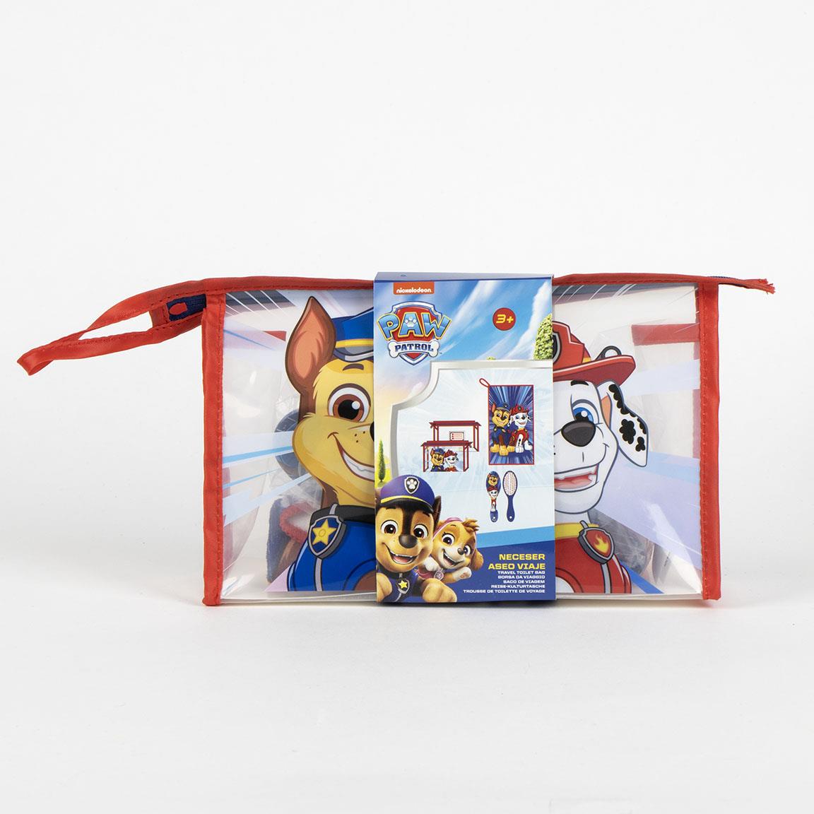 Neceser aseo viaje accesorios paw patrol