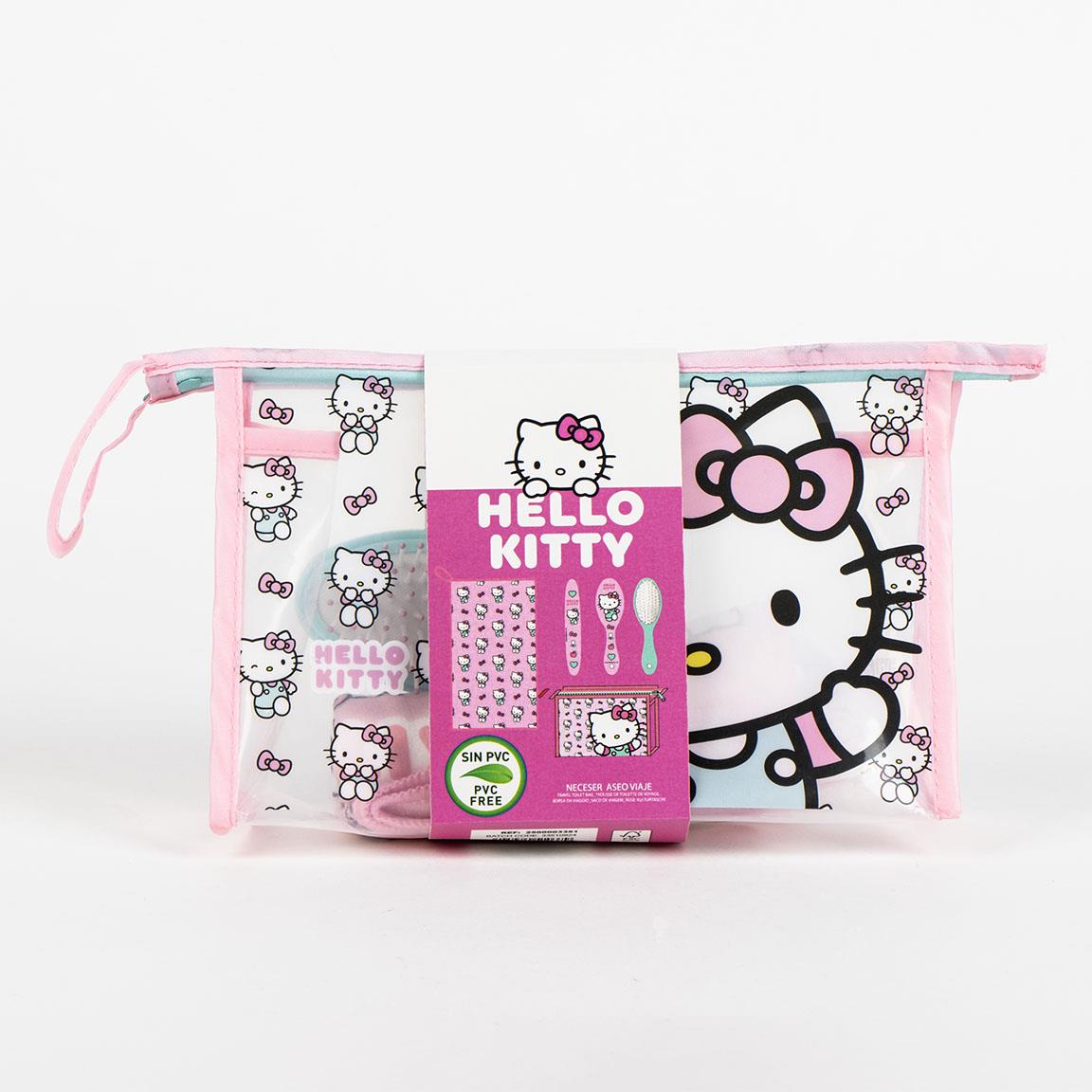 Neceser aseo viaje accesorios hello kitty