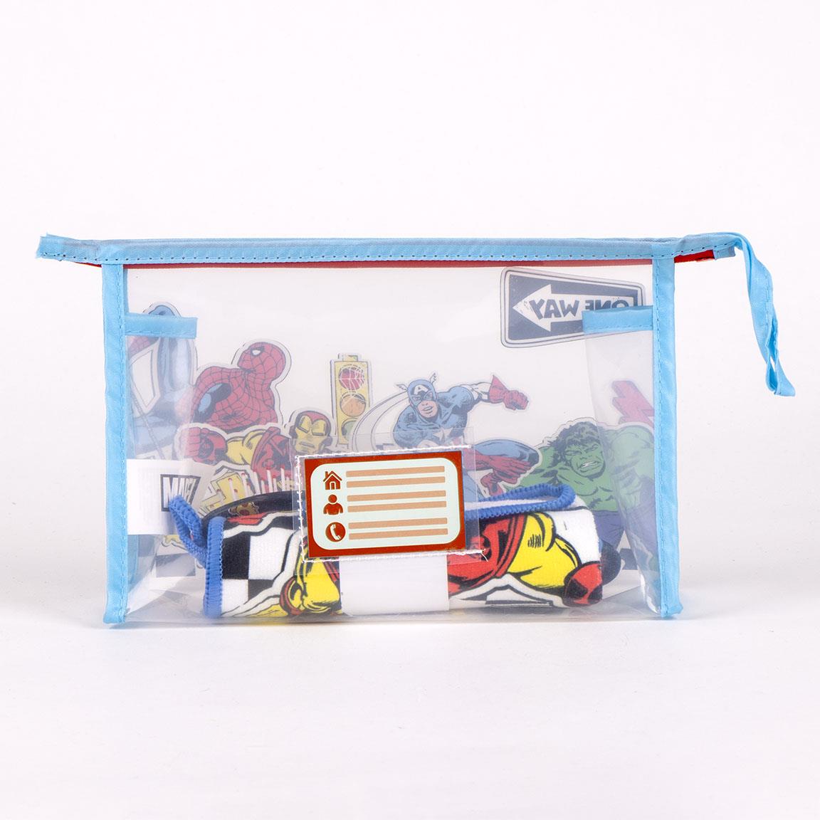 Neceser aseo viaje accesorios avengers