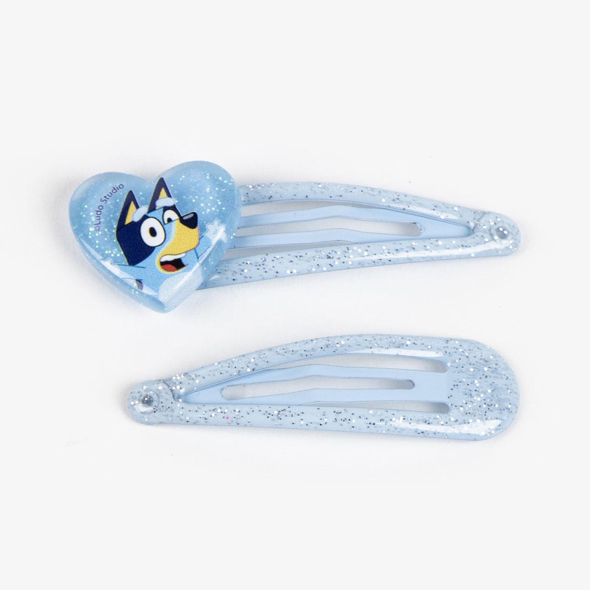 Accesorios pelo clips 4 piezas bluey