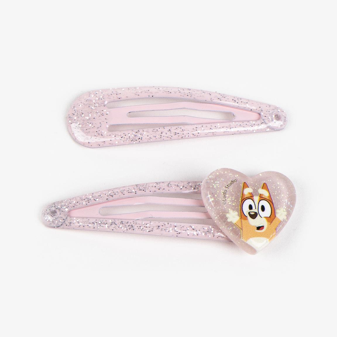 Accesorios pelo clips 4 piezas bluey