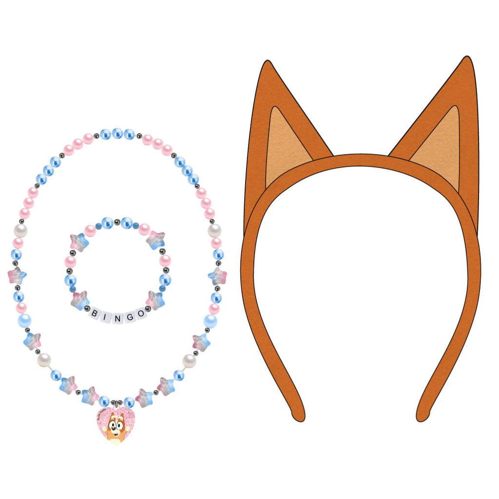 Bisuteria pack 3 piezas bluey