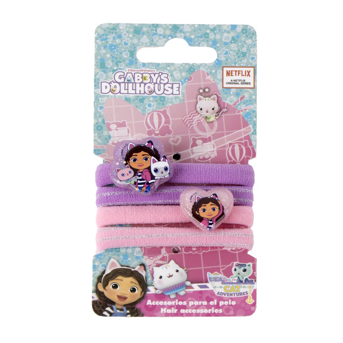 Accesorios pelo coletero 4 piezas gabby´s dollhouse