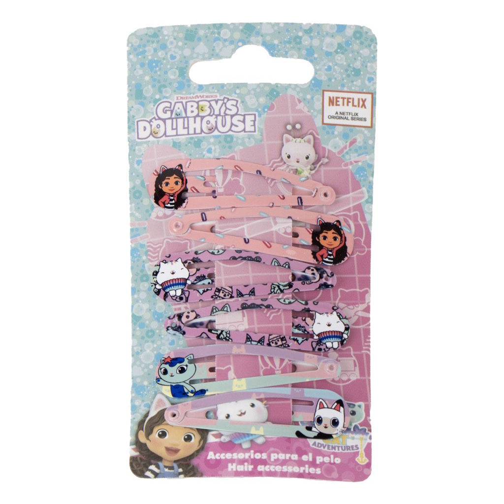 Accesorios pelo clips 6 piezas gabby´s dollhouse