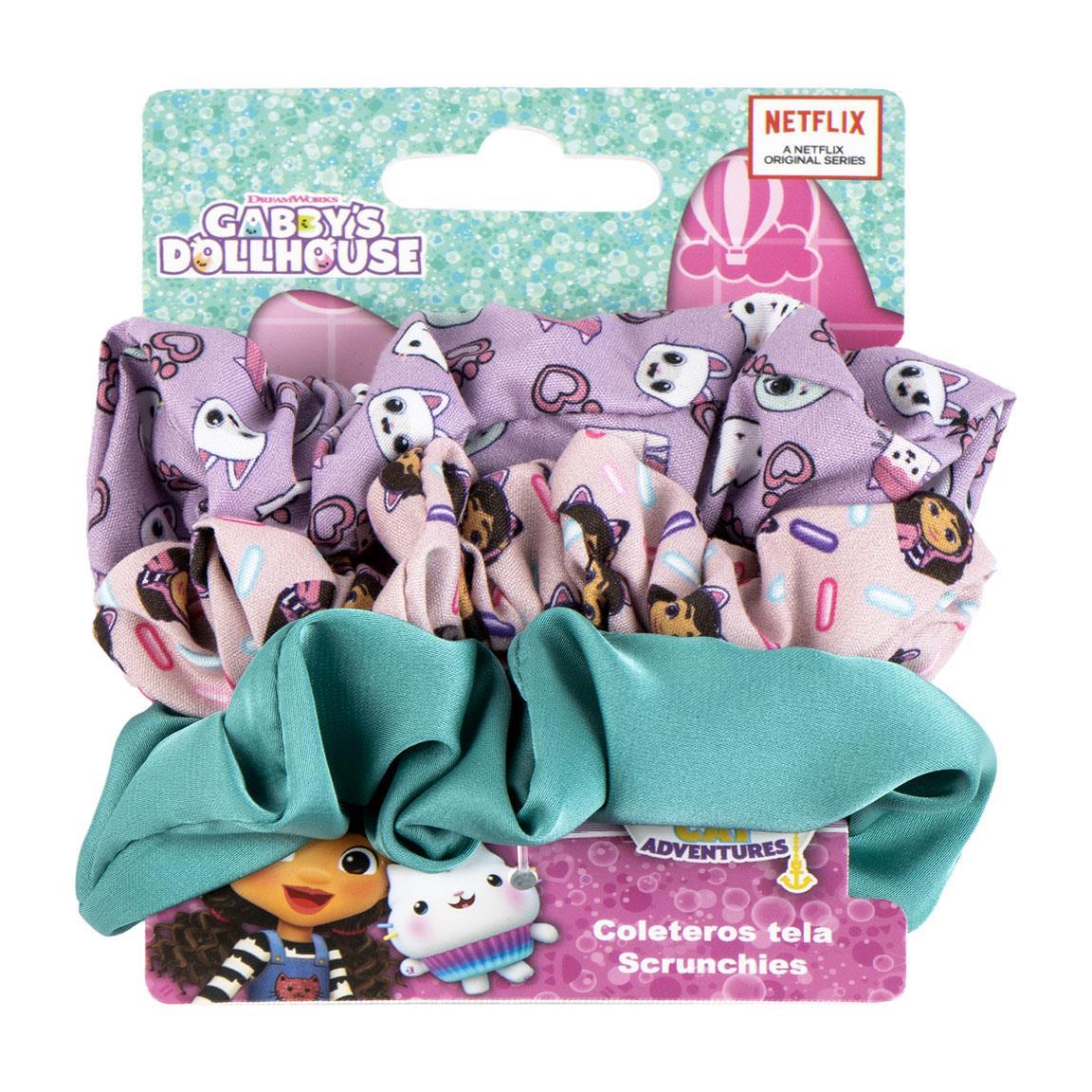 Accesorios pelo coletero de tela 3 piezas gabby´s dollhouse