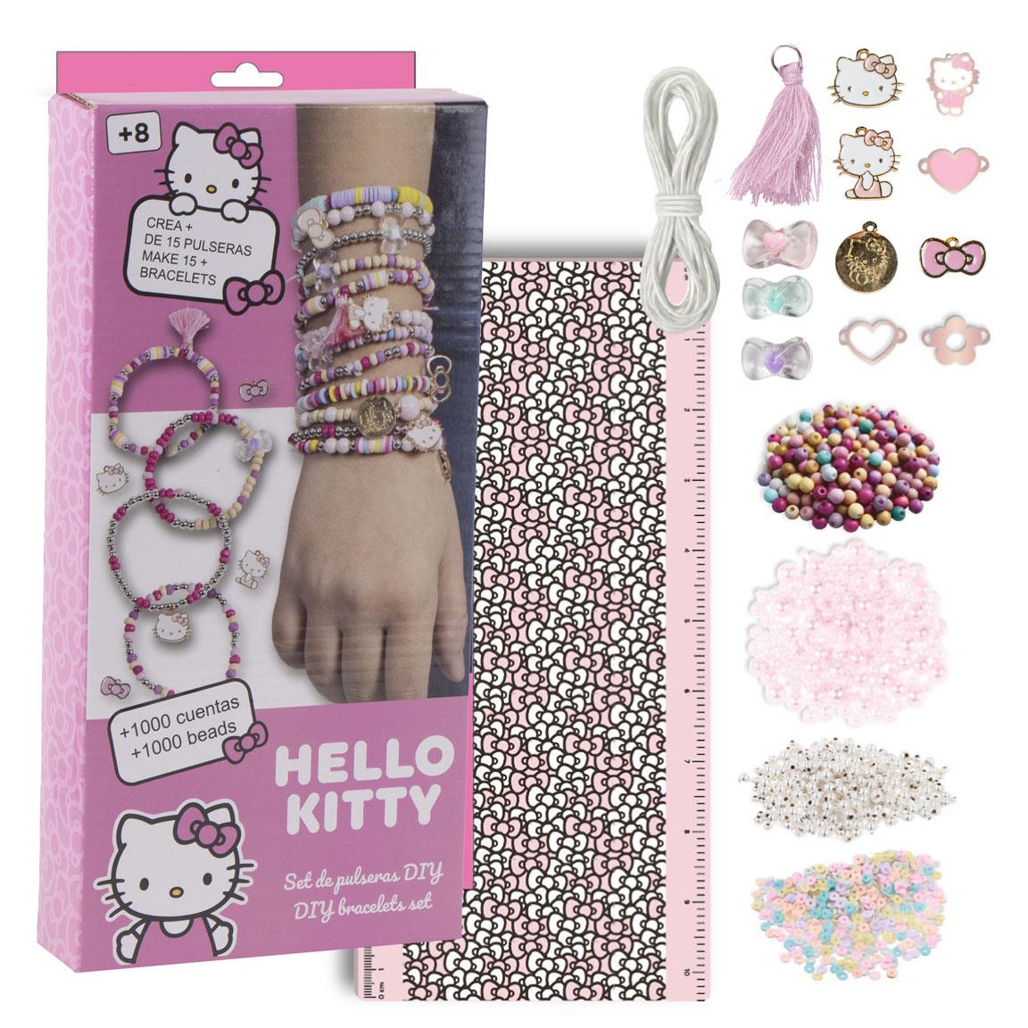 Set de belleza diy pulsera hello kitty