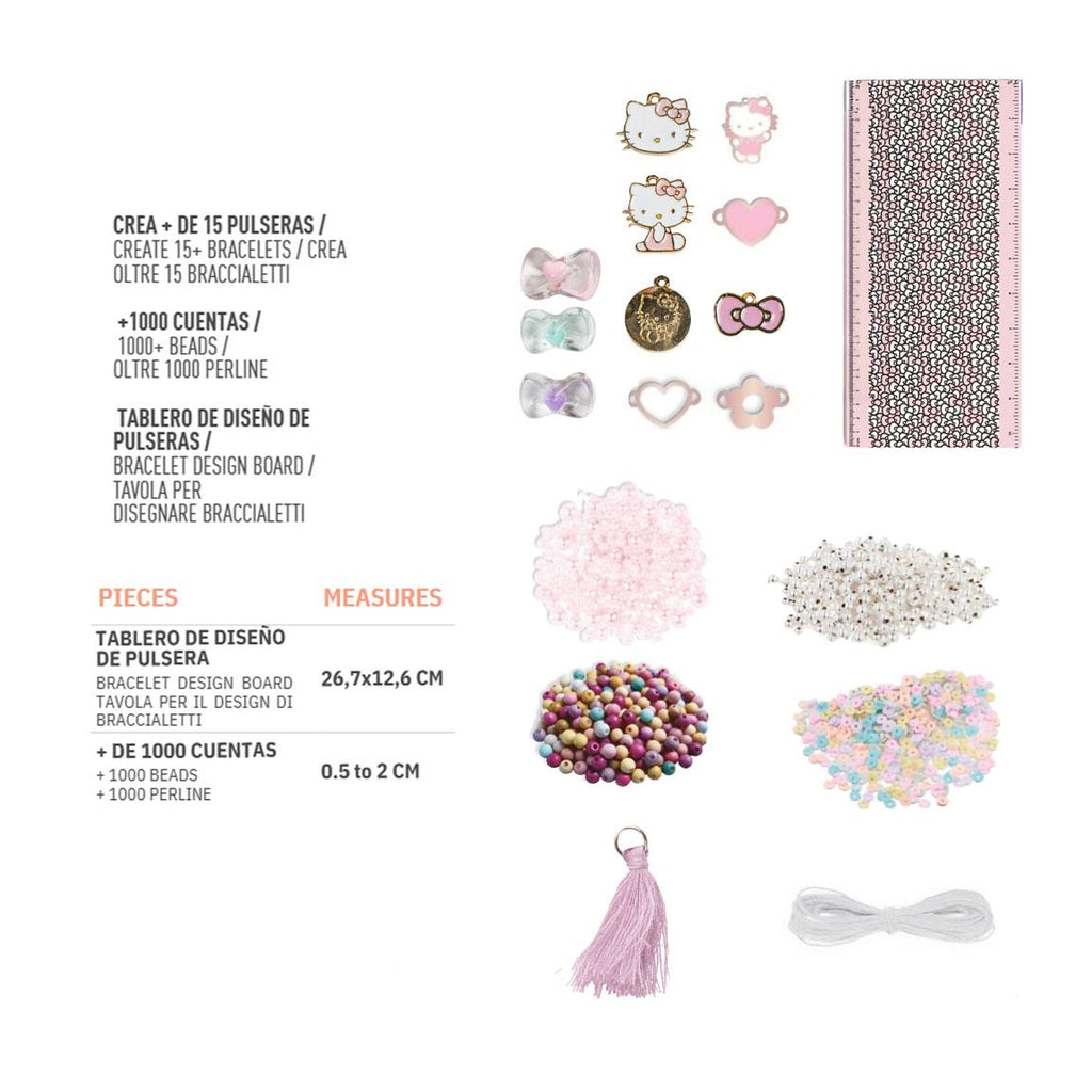 Set de belleza diy pulsera hello kitty