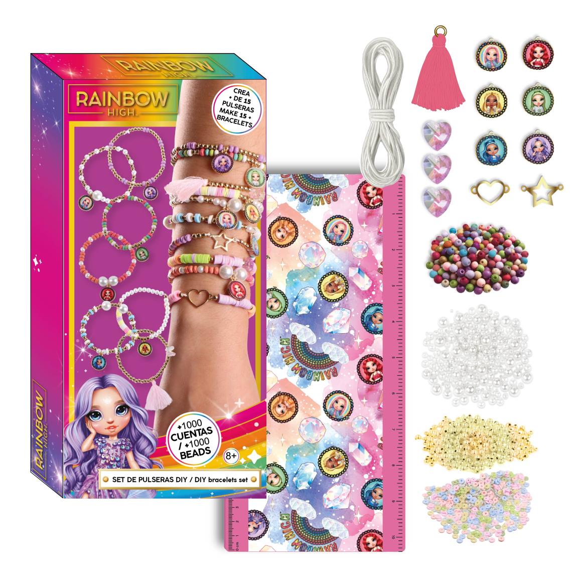 Set de belleza diy pulsera rainbow high