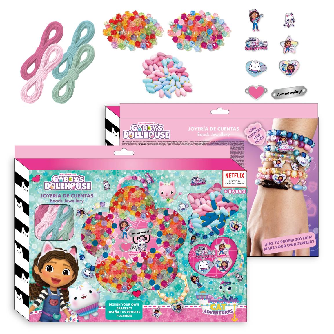 Set de belleza diy pulsera gabby´s dollhouse