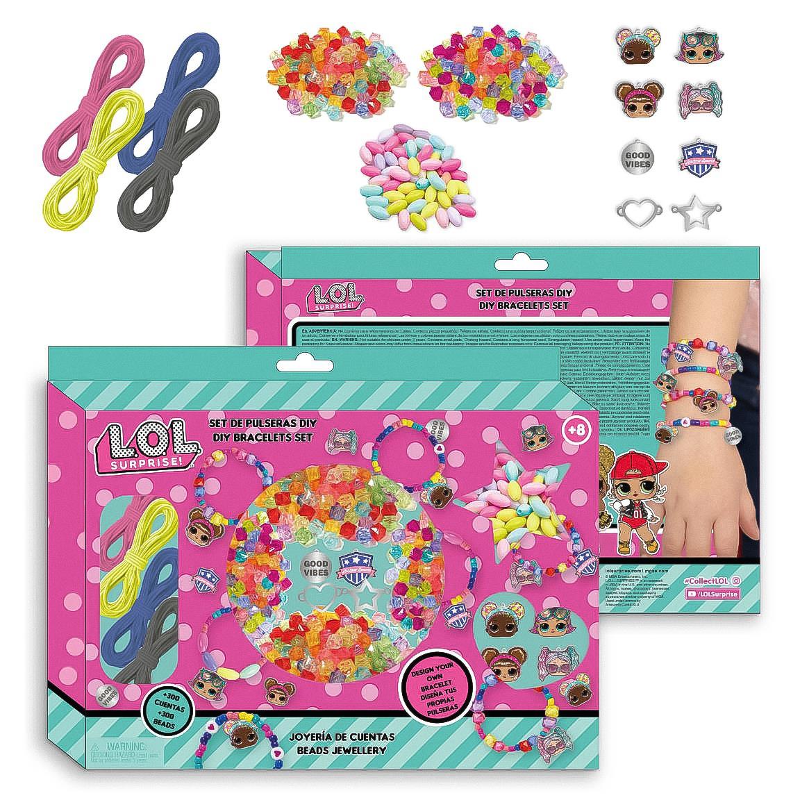 Set de belleza diy pulsera lol