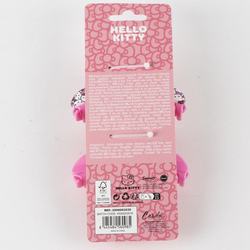 Accesorios pelo clips hello kitty