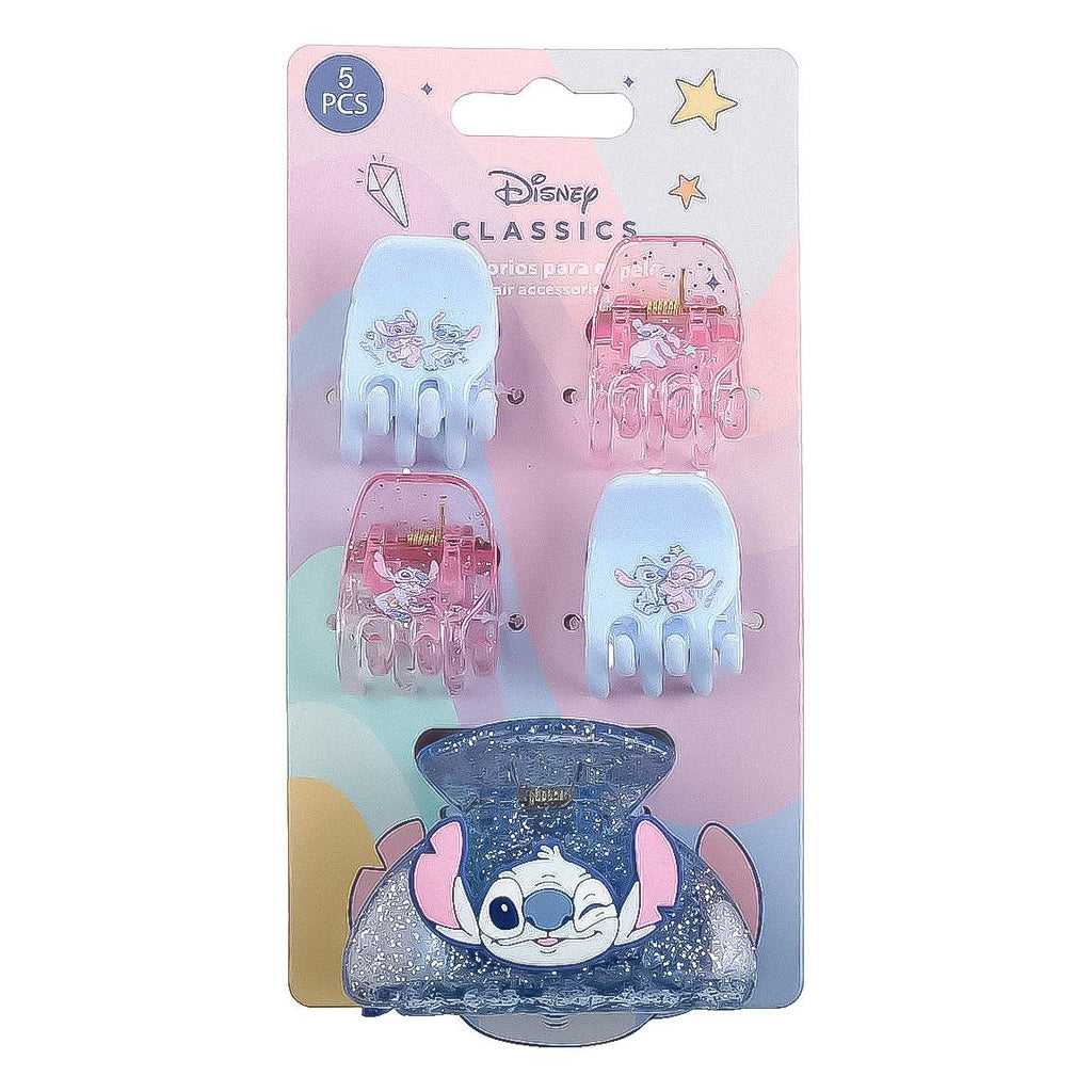Accesorios pelo clips 5 piezas stitch