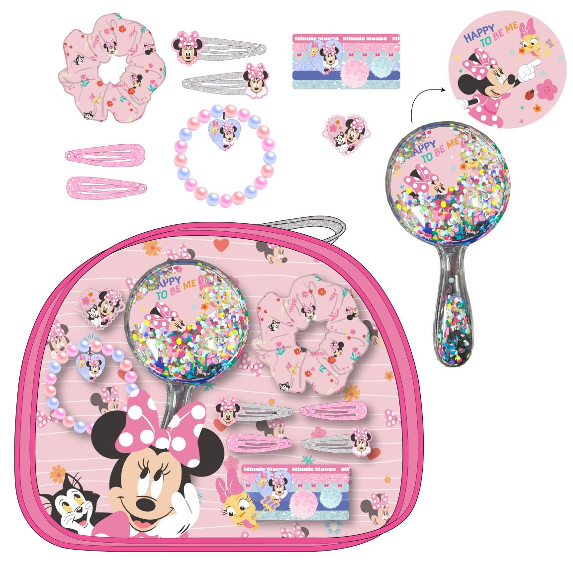 Set de belleza neceser accesorios minnie
