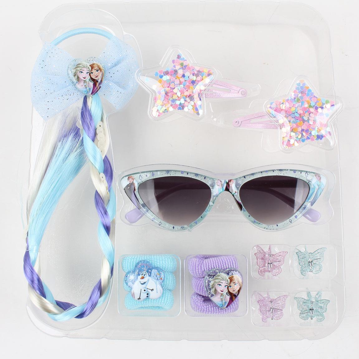 Set de belleza bolsito gafas frozen