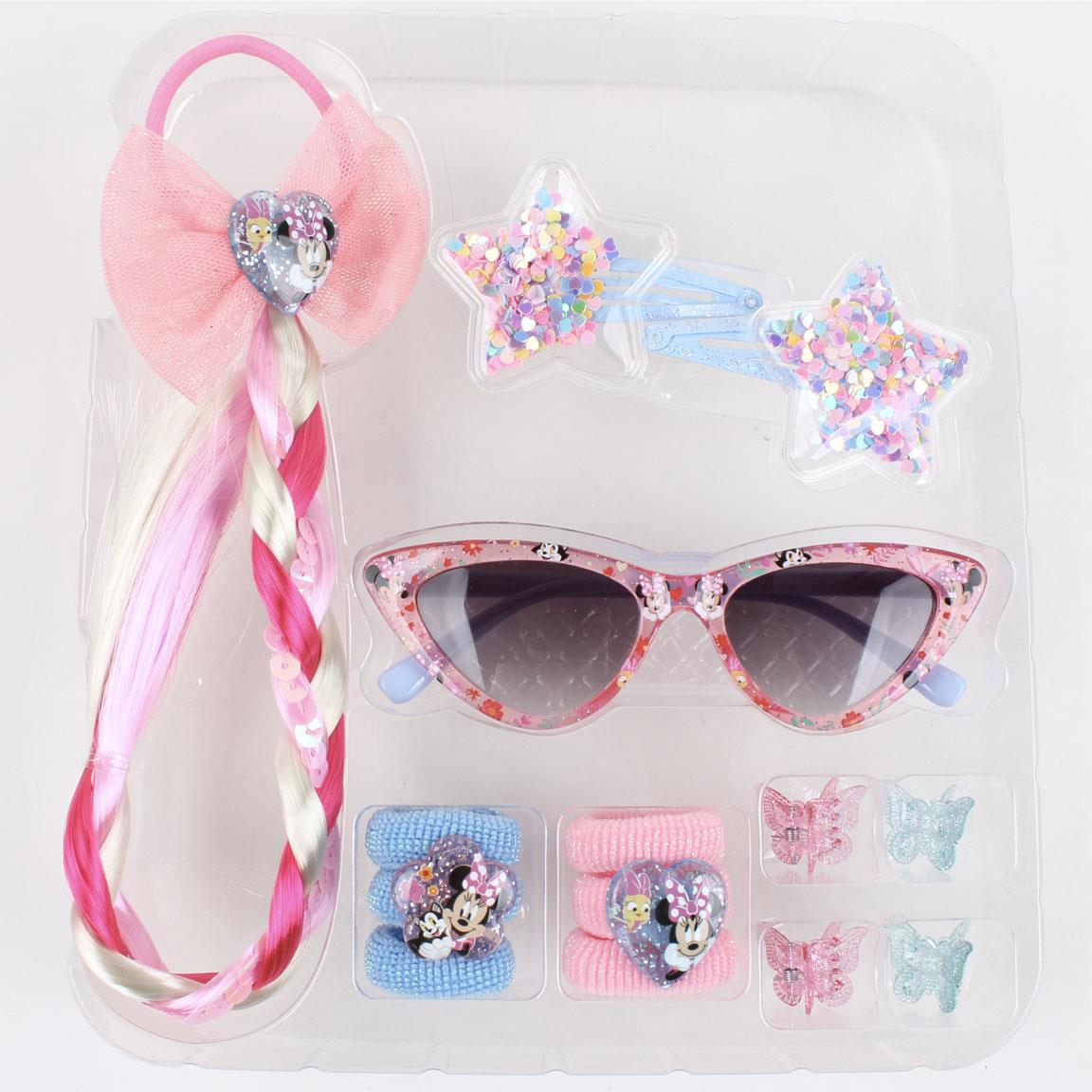 Set de belleza bolsito gafas minnie
