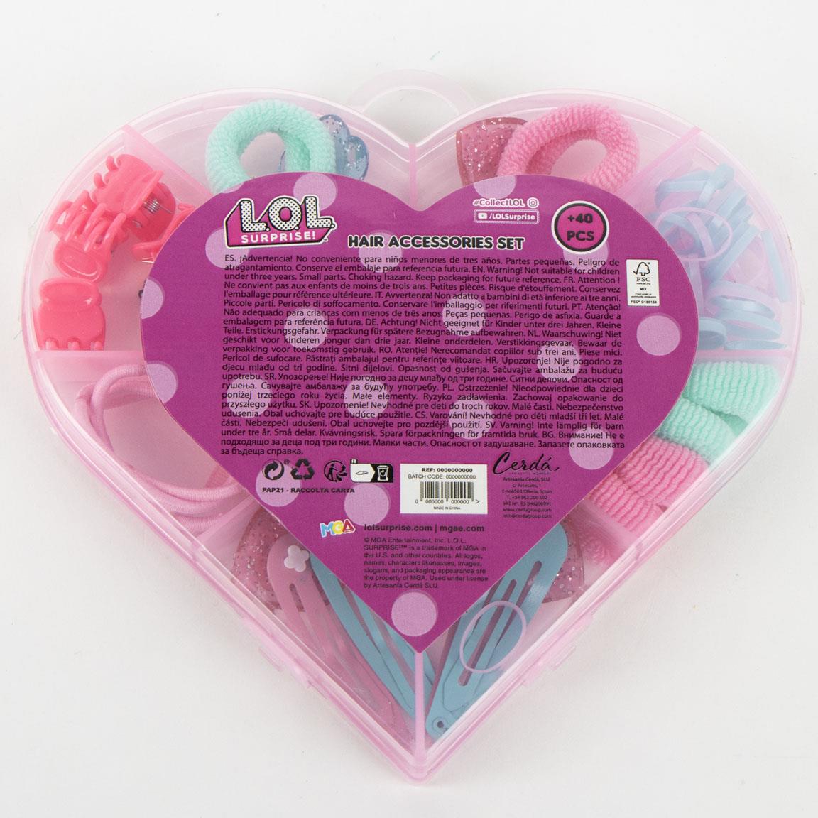 Set de belleza caja 20 piezas lol