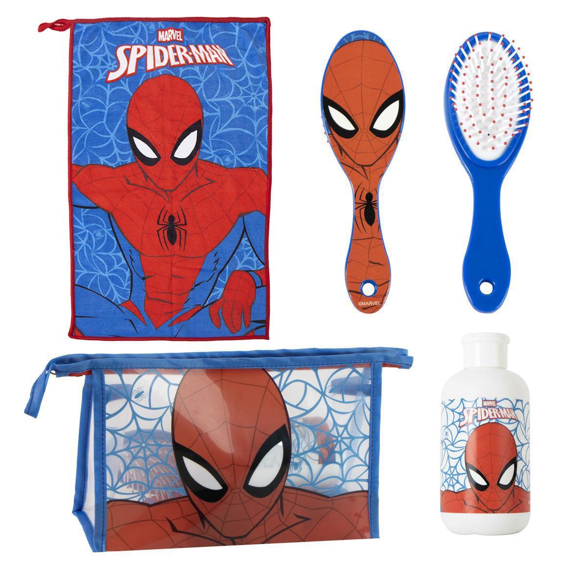Neceser aseo viaje accesorios spiderman