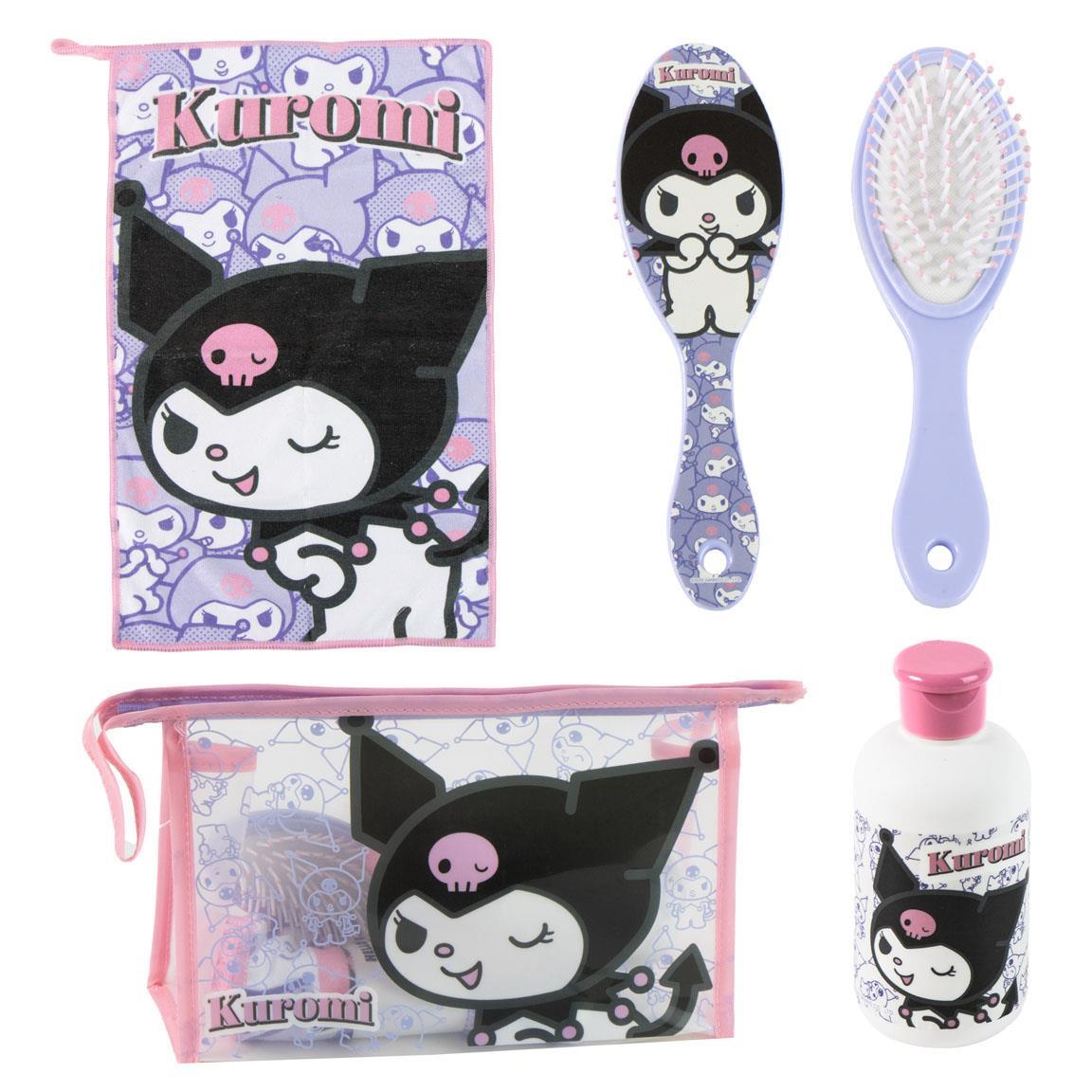 Neceser aseo viaje accesorios hello kitty kuromi