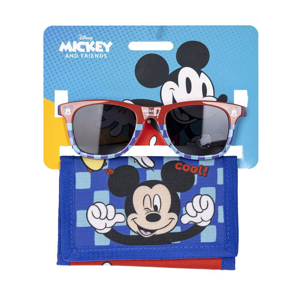 Gafas de sol set cartera mickey