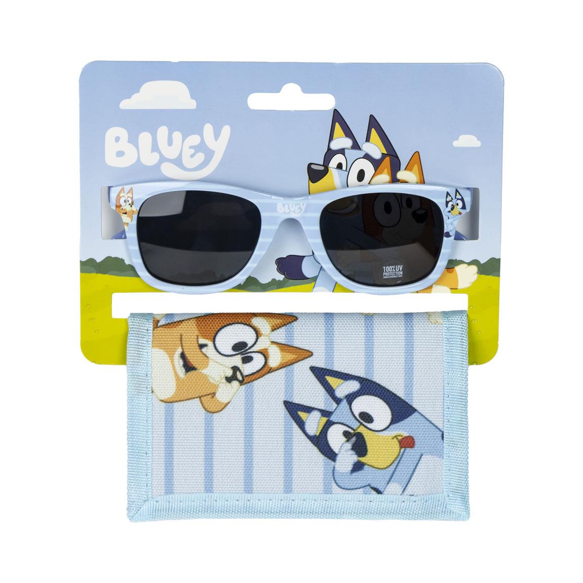 Gafas de sol set cartera bluey