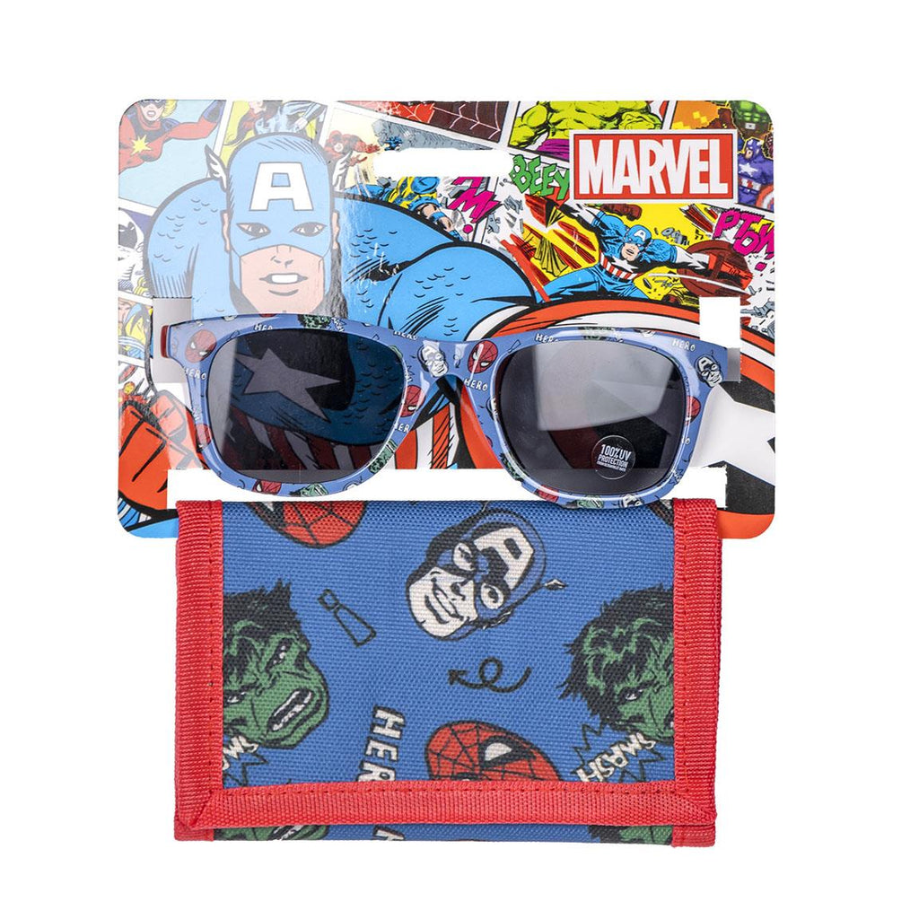 Gafas de sol set cartera avengers