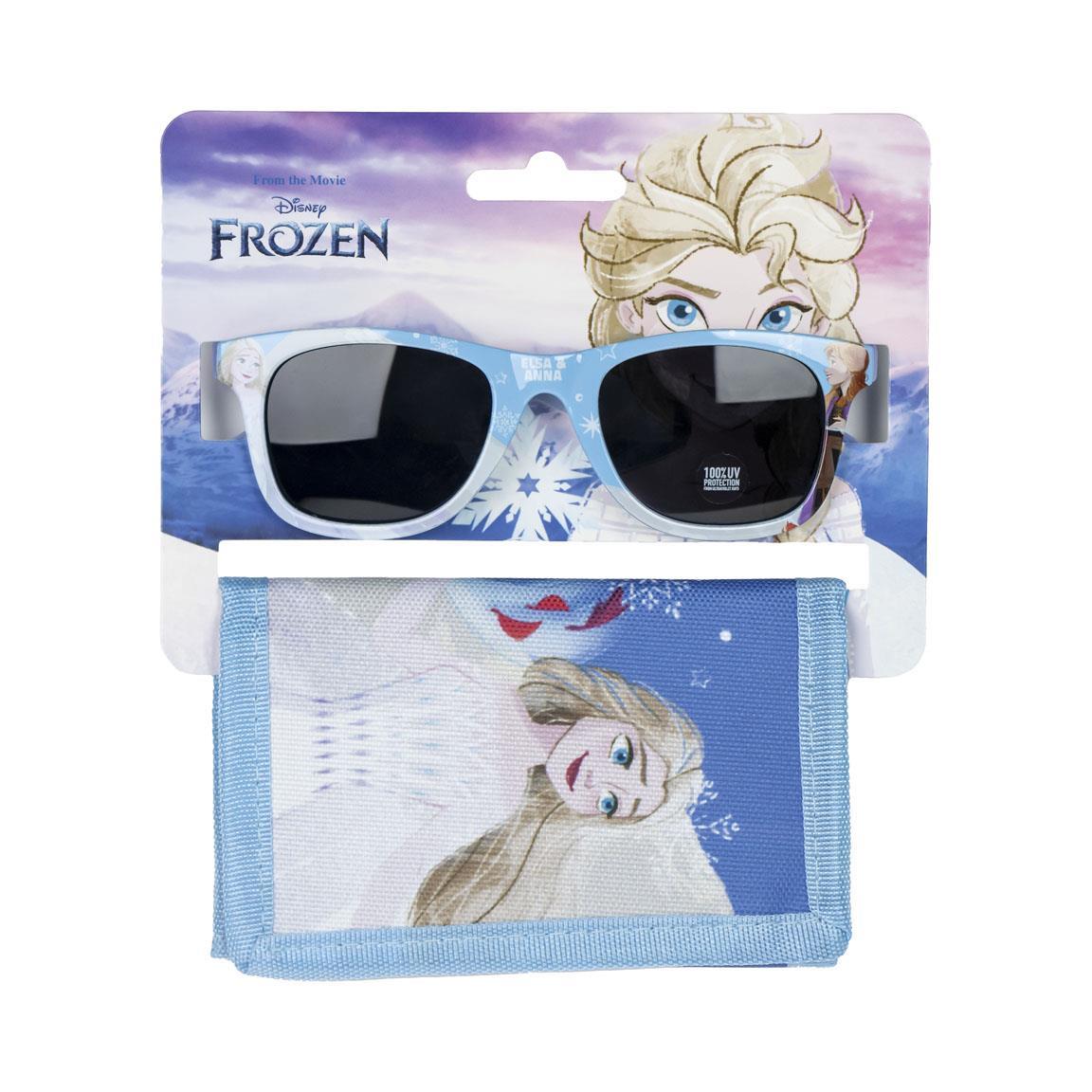 Gafas de sol set cartera frozen