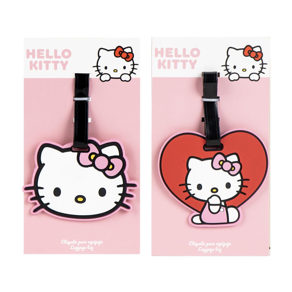 Etiqueta viaje hello kitty