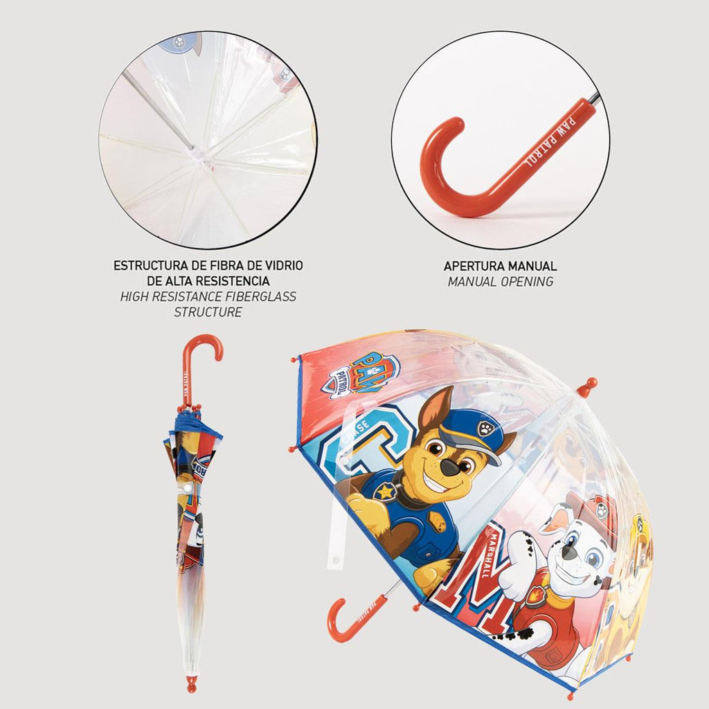 Paraguas manual poe paw patrol