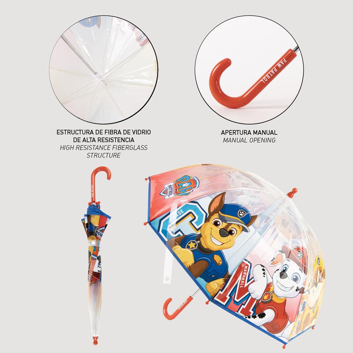 Paraguas manual poe paw patrol