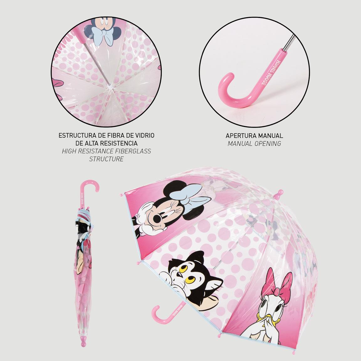 Paraguas manual poe minnie