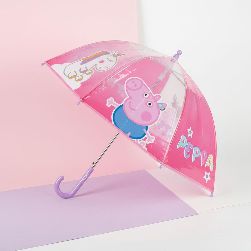 Paraguas manual poe peppa pig