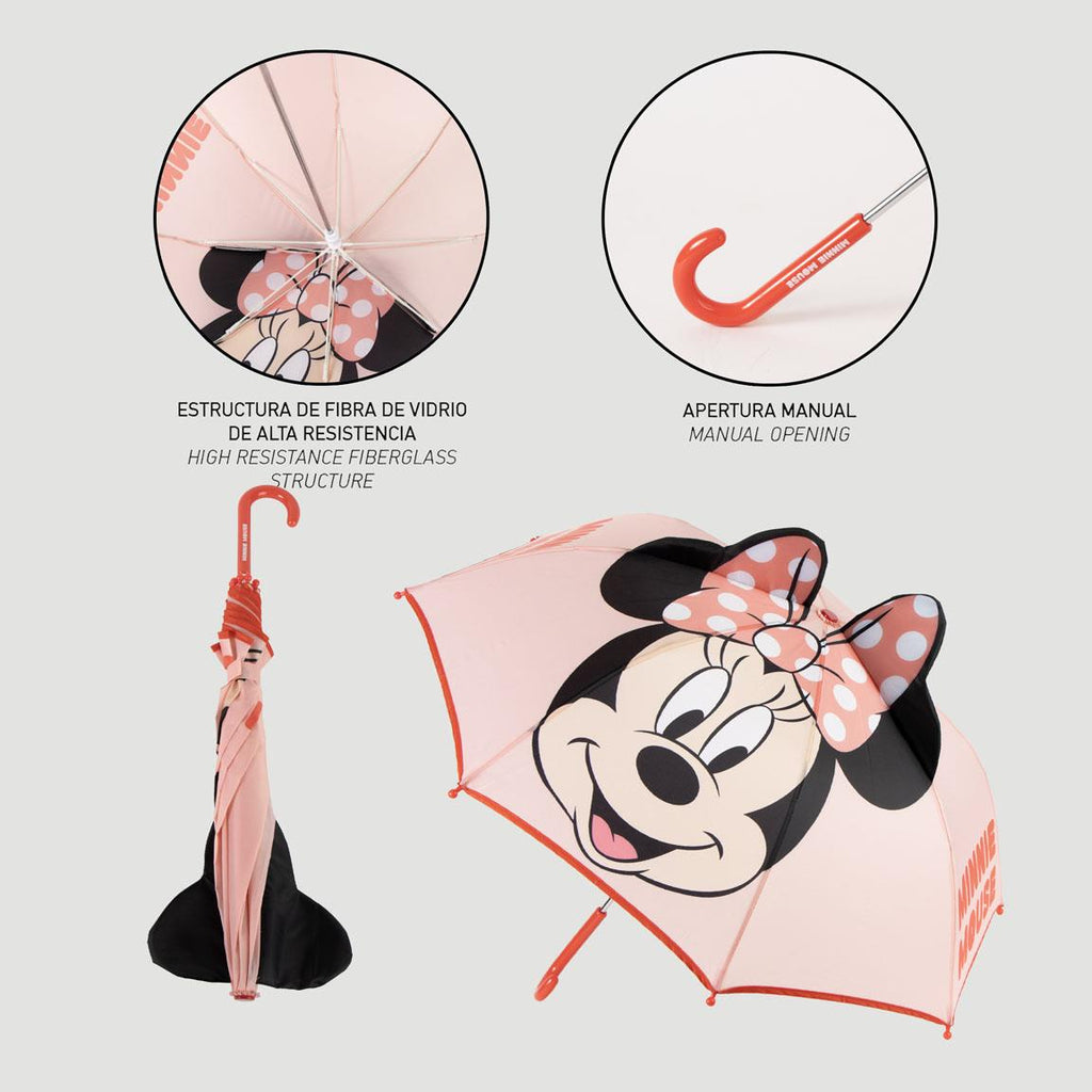 Paraguas manual aplicaciones minnie
