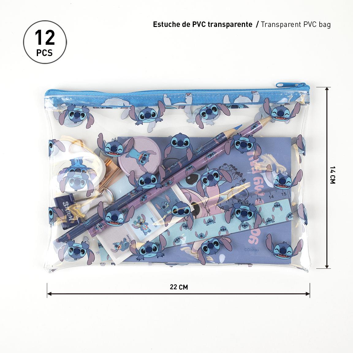 Set papelería escolar stitch