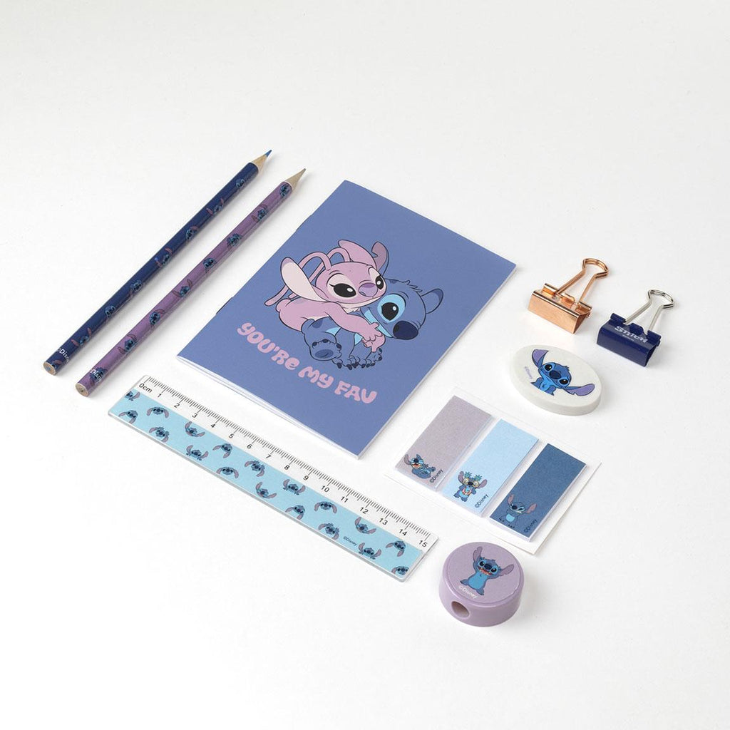 Set papelería escolar stitch