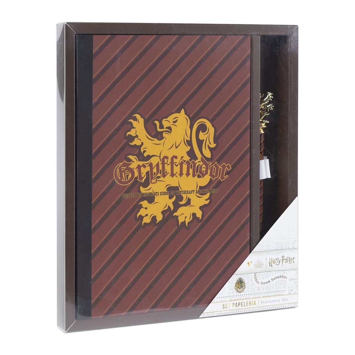 Set de papelería harry potter gryffindor