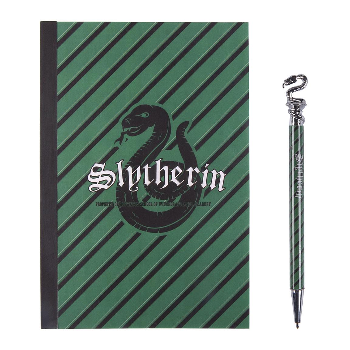 Set de papelería harry potter slytherin
