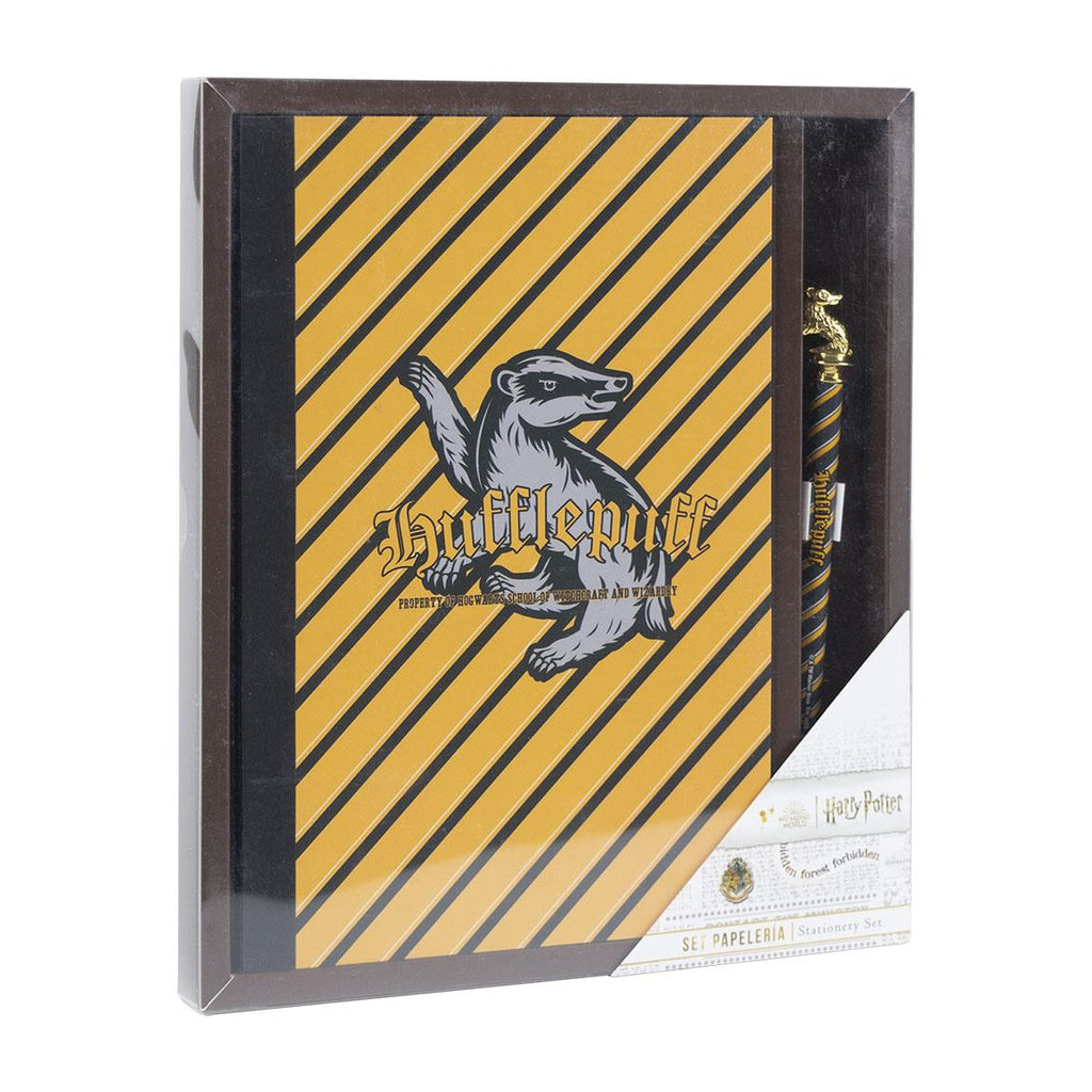 Set de papelería harry potter hufflepuff