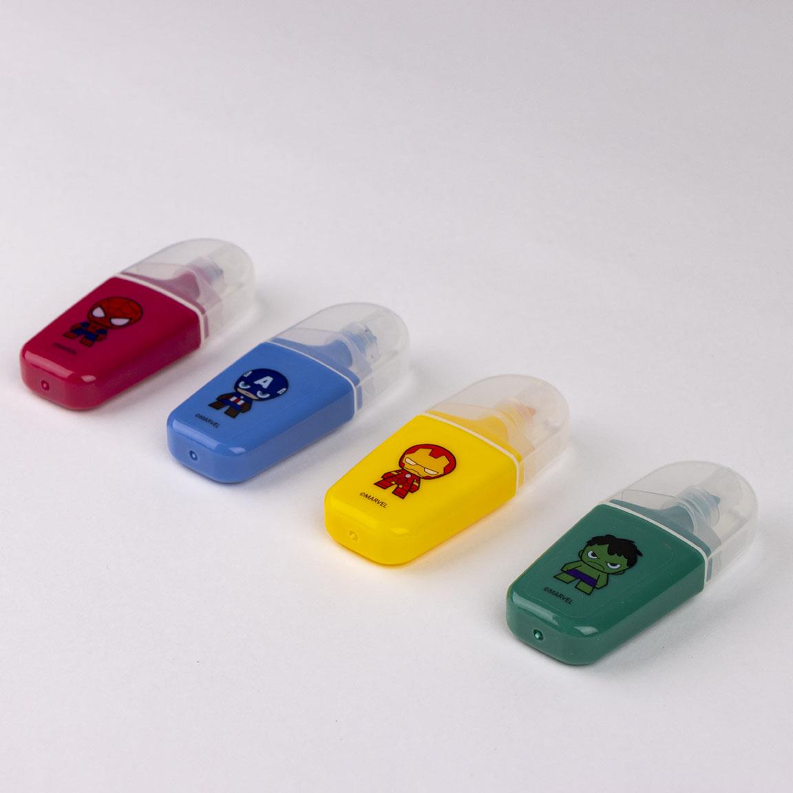 Subrayadores pack x4 avengers