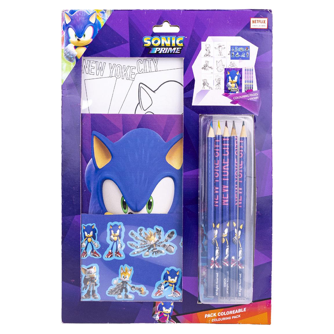 Set coloreable coloreable sonic prime
