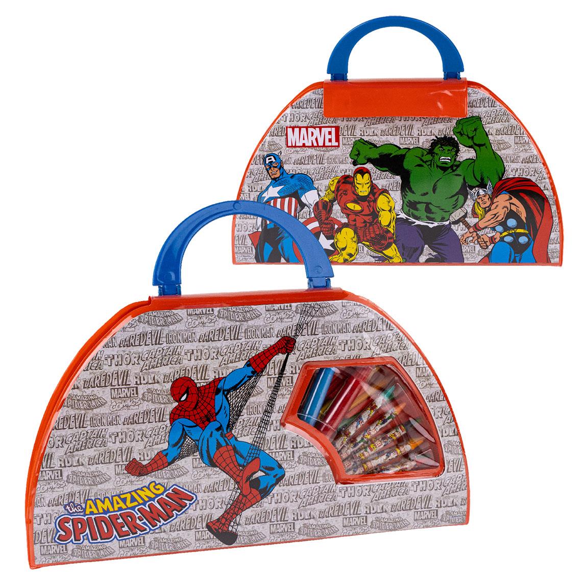 Set coloreable 50 piezas marvel
