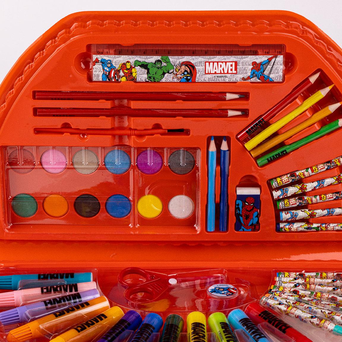 Set coloreable 50 piezas marvel