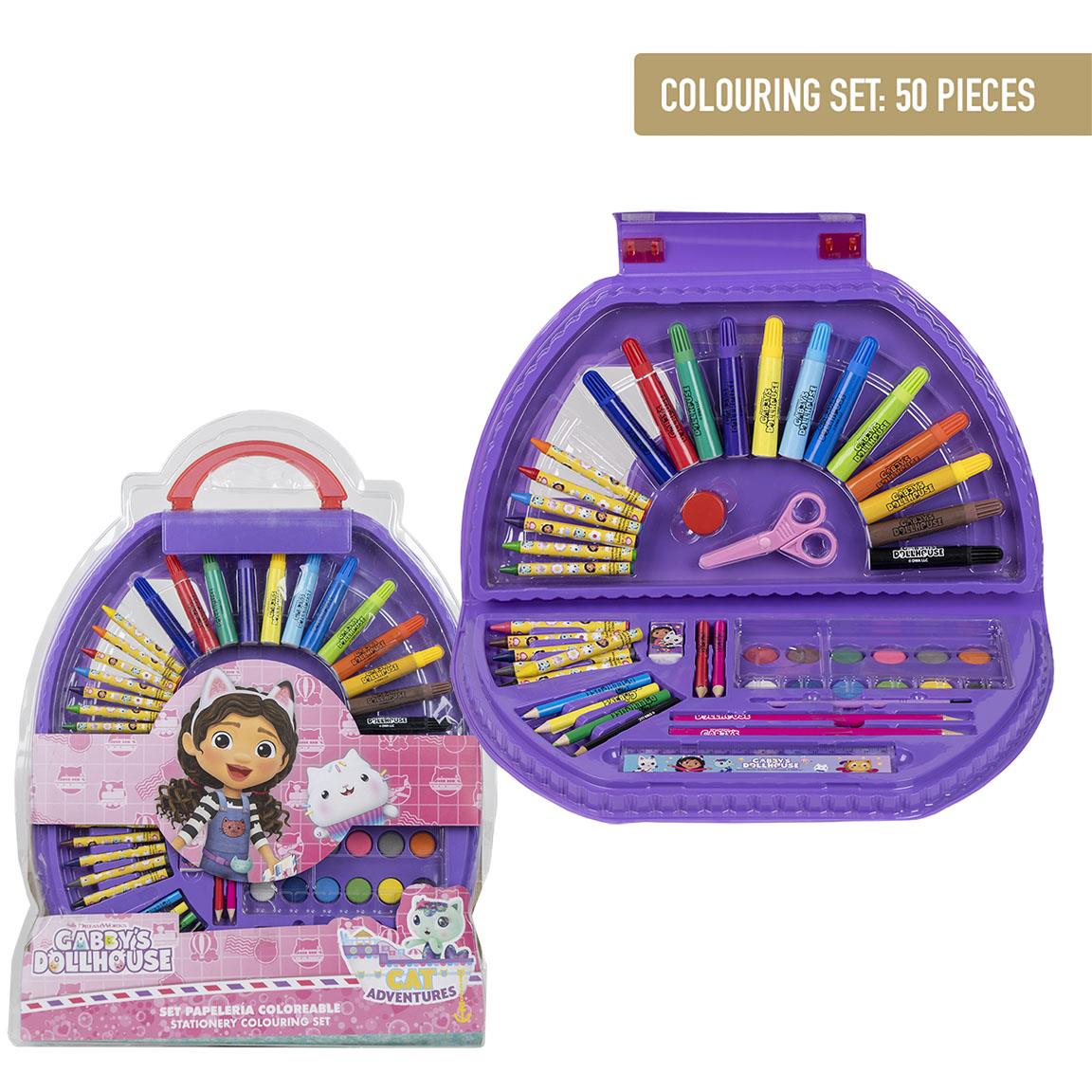 Set coloreable 50 piezas gabby´s dollhouse
