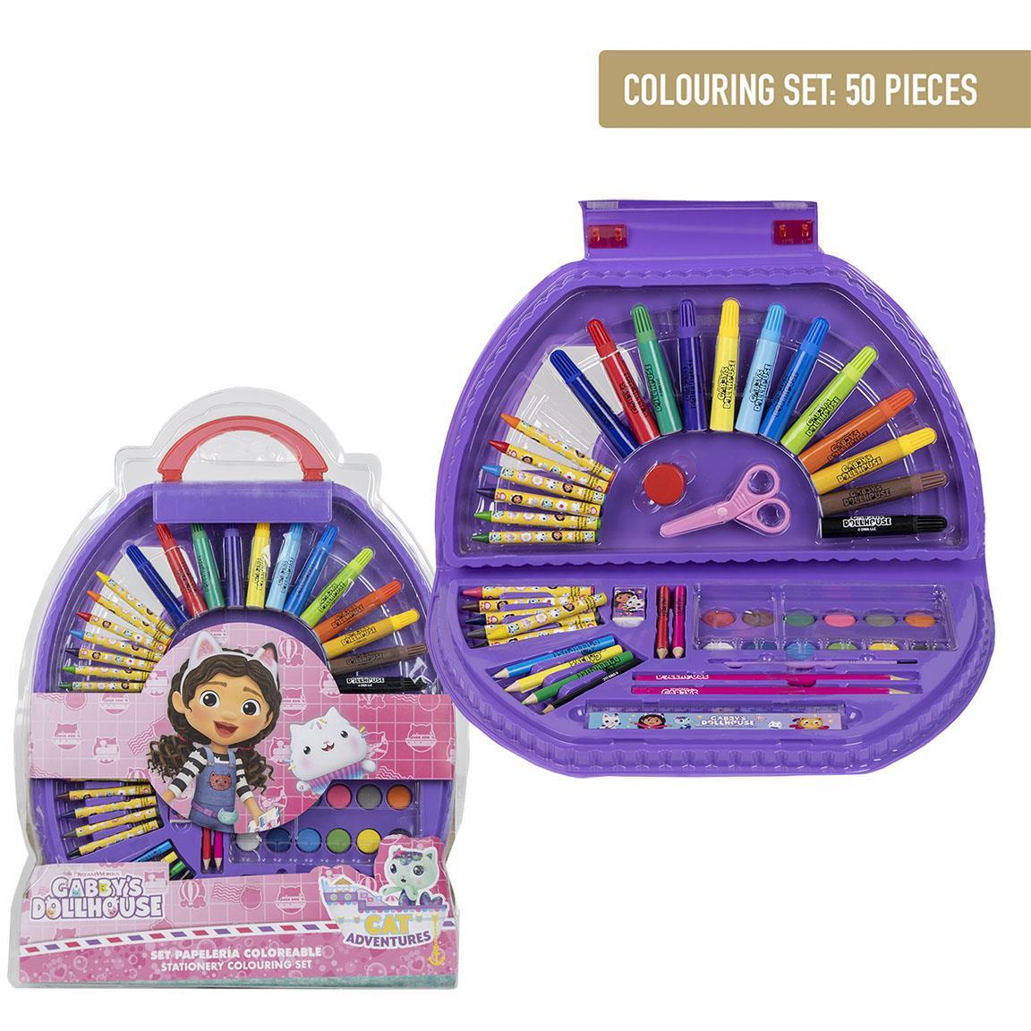 Set coloreable 50 piezas gabby´s dollhouse