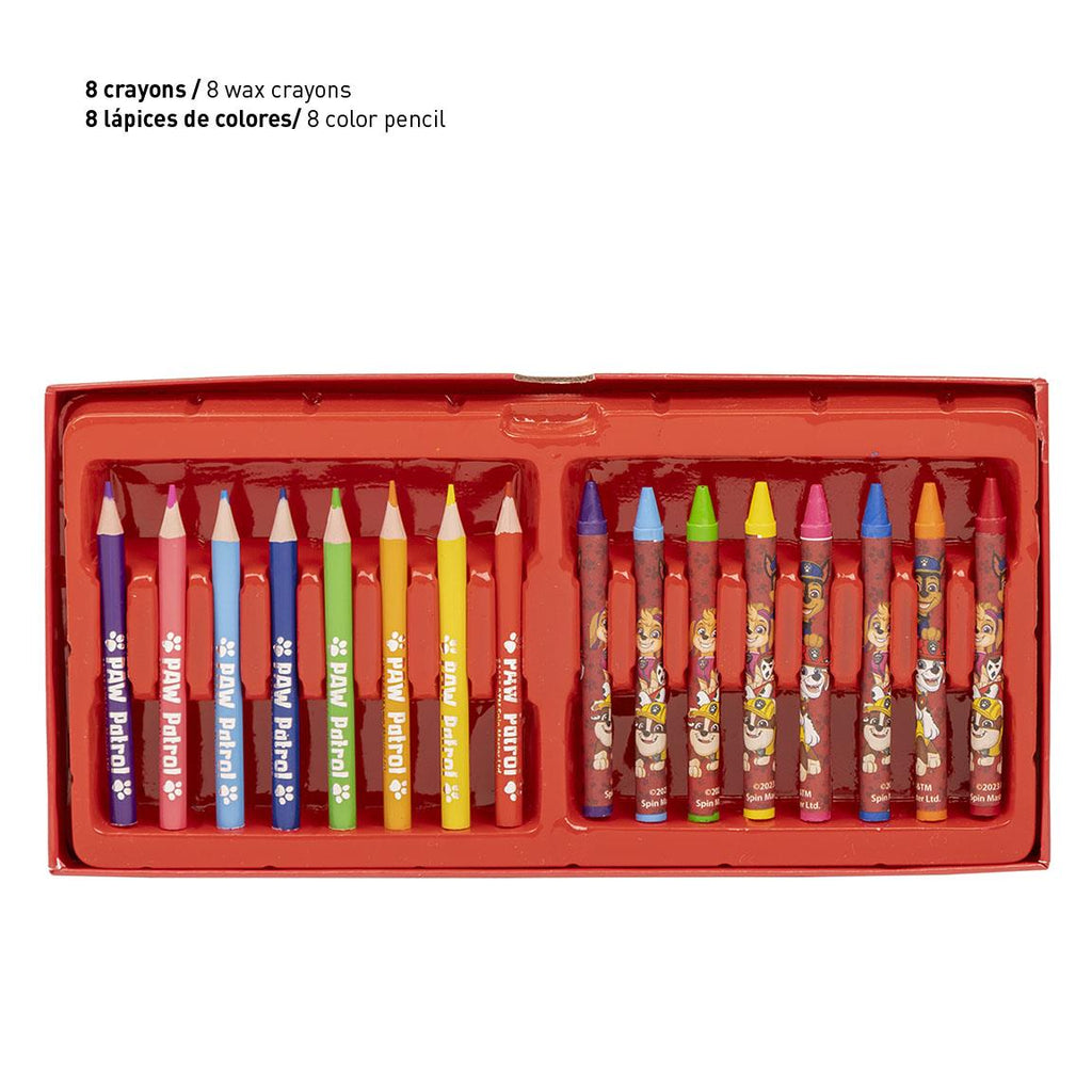 Set coloreable maletín paw patrol