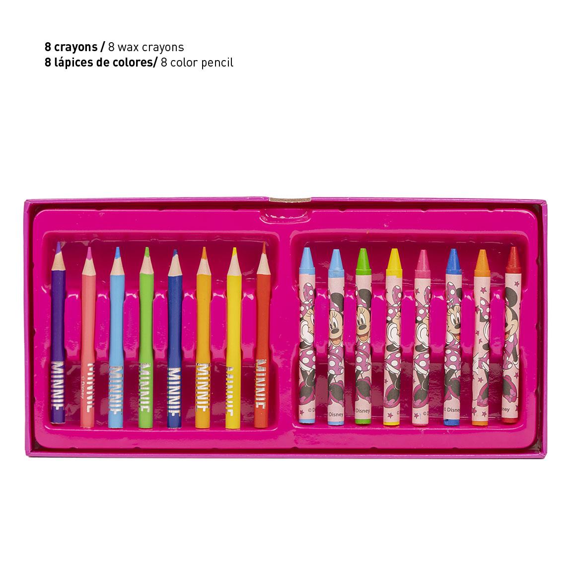 Set coloreable maletín minnie