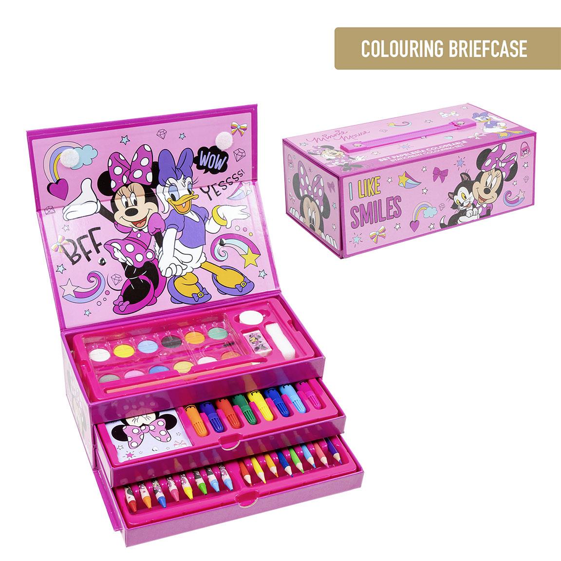 Set coloreable maletín minnie