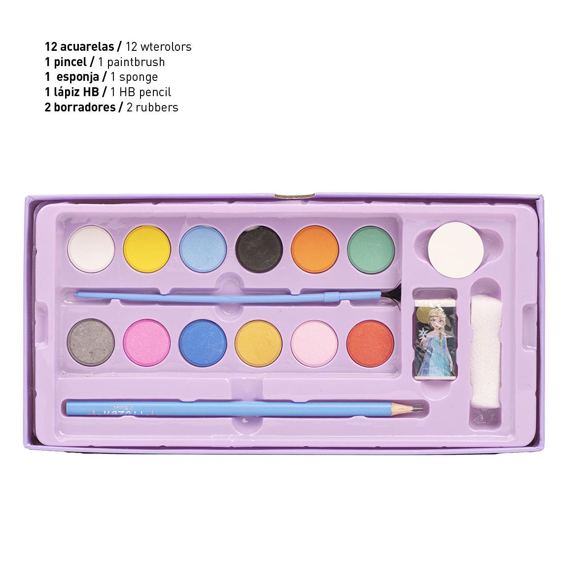 Set coloreable maletín frozen